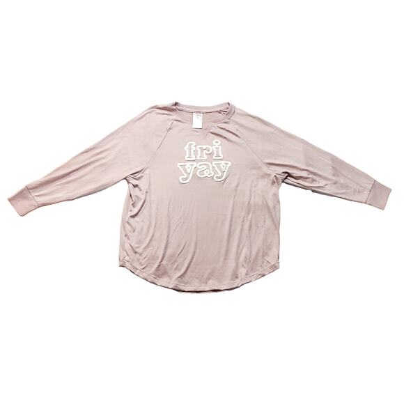 NWT Friyay Secret Treasures Sleepwear Essentials Sz M Night Shirt Long Sleeve - Picture 1 of 7